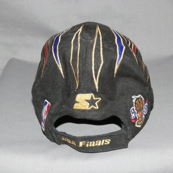 Chicago Bulls Embroidered Black NBA Champions Cap 1998 NBA Finals - Picture 3 of 6